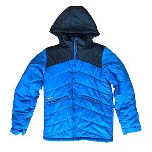 Burton Shaun White Collection Snowboard Jacket Boy's L Hooded Puffer Insulate
